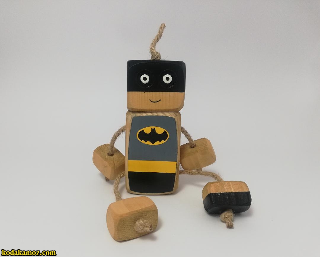عروسک روودی طرح بتمن Batman عروسک روودی بتمن