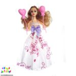 عروسک باربی مفصل دار با بادکنک - Image 5