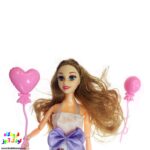 عروسک باربی مفصل دار با بادکنک - Image 6