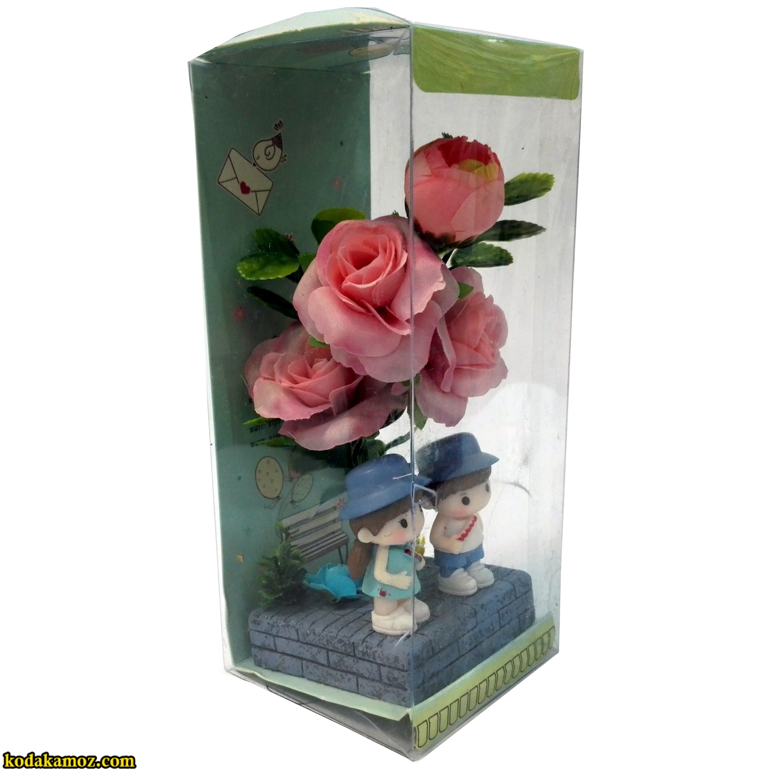 هدیه ولنتاین جعبه گل عاشقانه جعبه گل عاشقانه