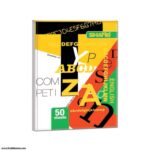 دفتر 50 برگ دو خط ته چسب شفیعی کد 3