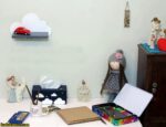 شلف چوبی دیواری کودکانه طرح ابر koala accessories - Image 2