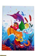 لوح جشن الفبا برجسته ( سه بعدی ) کتابی کد 17 - Image 4