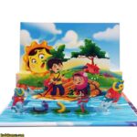 لوح جشن الفبا برجسته ( سه بعدی ) کتابی کد 17 - Image 4