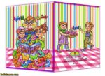 لوح جشن الفبا سه بعدی ( برجسته ) کتابی کد 81 - Image 2