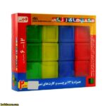 مکعب رنگی 6 سانتی متری گلدونه - Image 3