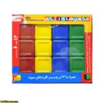 مکعب رنگی 6 سانتی متری گلذونه