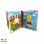 پازل کتابی چوبی بزرگ 5