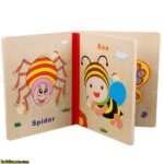 پازل کتابی چوبی بزرگ