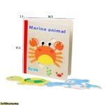 پازل کتابی چوبی بزرگ - Image 2