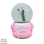 گوی موزیکال برفی(گوی موزیکال عروس وداماد )سایز بزرگ 1803 2