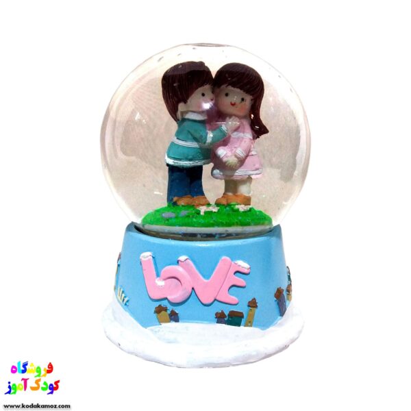 گوی موزیکال برفی(گوی موزیکال دخترو پسر Love )سایز بزرگ 1793