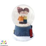 گوی موزیکال برفی(گوی دخترو پسر عاشق شالدار ) سایز متوسط1751