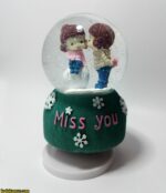 گوی موزیکال برفی (گوی موزیکال Miss You) سایز متوسط - Image 2
