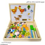 جورچین تخته وایت و تخته سیاه مگنتی مزرعه دو 7