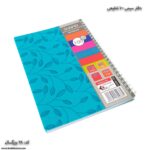 دفتر سیمی 100 برگ شفیعی کد 28 آبی کمرنگ