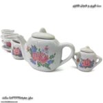 ست 9 تکه قوری و فنجان چینی 1