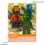 دفتر 50 برگ سیمی آونگ طرح لگو
