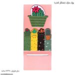 بوک مارک - نشانگر کتاب طرح کاکتوس 5