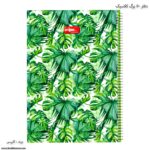 دفتر 50 برگ سیمی کلاسیک کلیپس طرح برگ