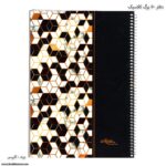 دفتر 50 برگ سیمی کلاسیک کلیپس طرح لوزی
