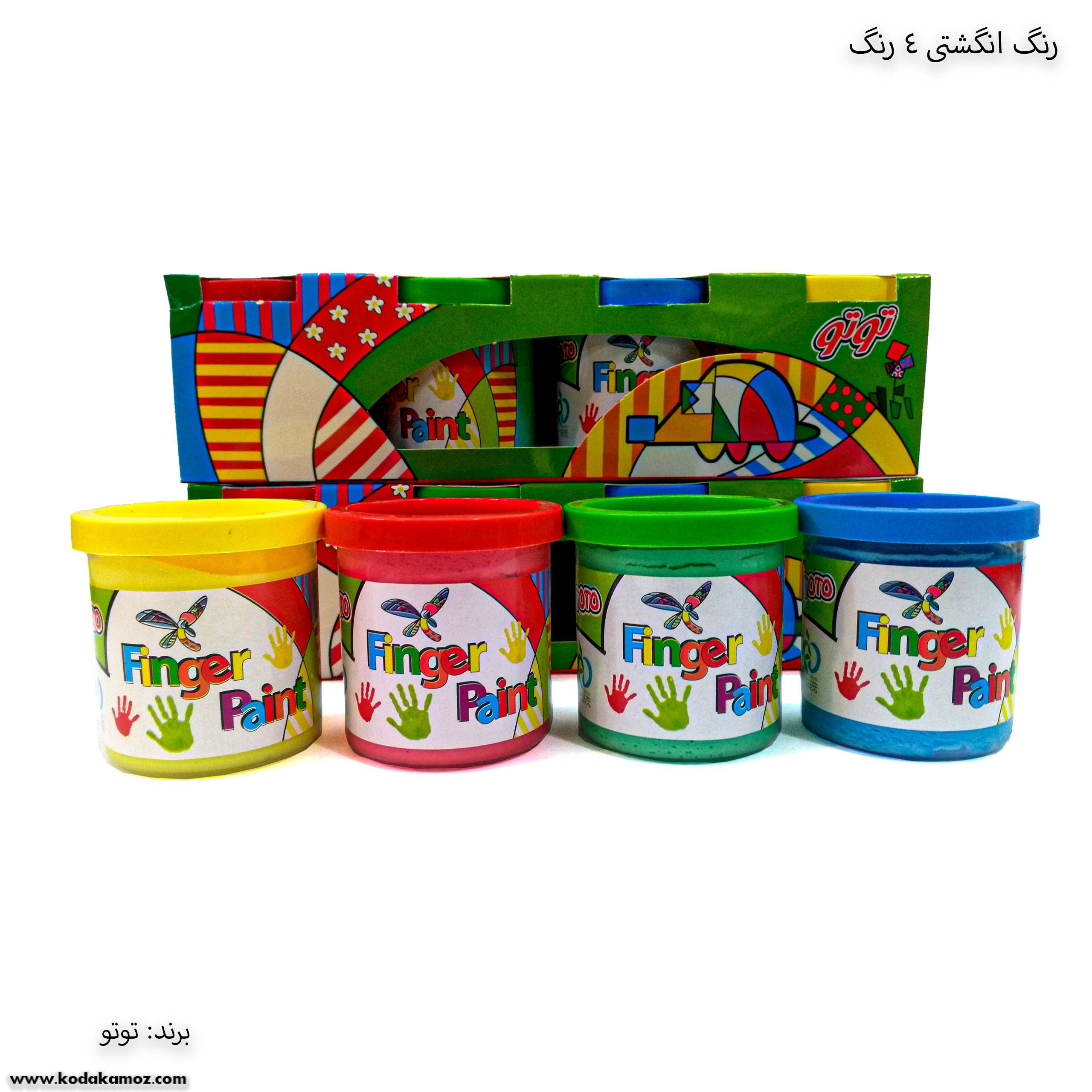 رنگ انگشتی 4 رنگ توتو رنگ انگشتی 4 رنگ توتو