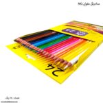 مداد رنگی 24 رنگ مقوایی ام کیو - Image 2