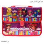 کیف طلقی دکمه دار فانتزی توت فرنگی