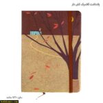یادداشت کلاسیک کش دار طرح درخت