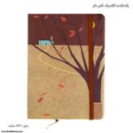یادداشت کلاسیک کش دار طرح درخت
