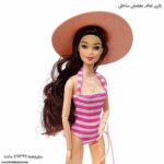 باربی تمام مفصلی ساحلی لباس راه راه صورتی 4