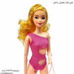 باربی تمام مفصلی ساحلی لباس صورتی 3