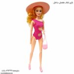 باربی تمام مفصلی ساحلی لباس صورتی 5