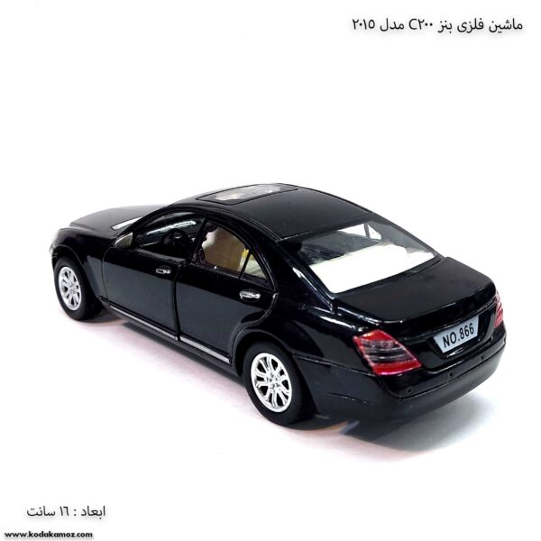 ماشین فلزی بنز C200 مدل 2015 مشکی 3