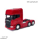 ماشین فلزی کامیون اسکانیا قرمز