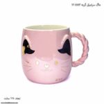 ماگ سرامیکی گربه 4783-13 صورتی 2
