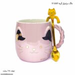 ماگ سرامیکی گربه 4783-13 صورتی 3