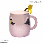 ماگ سرامیکی گربه 4783-13 صورتی 4