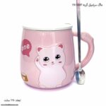 ماگ سرامیکی گربه 4783-27 صورتی 1