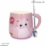 ماگ سرامیکی گربه 4783-27 صورتی 3