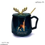 ماگ سرامیکی گوزن سبز 2