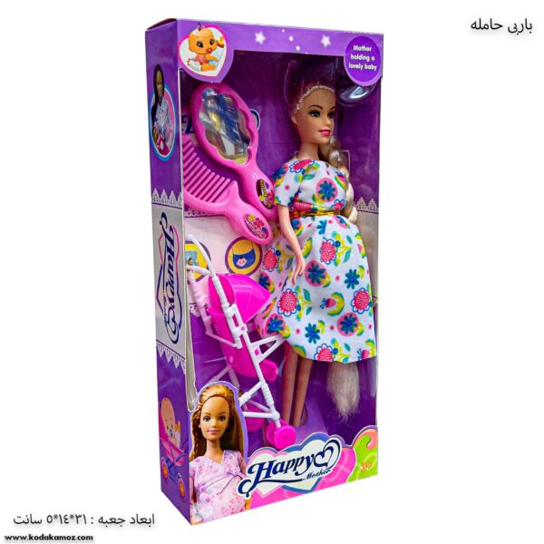 باربی حامله گل درشت 1