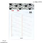 یادداشت پرفراژ آ5 سم طرح گربه
