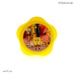 لیوان تاشو طرح گل کارا زرد باب اسفنجی