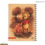 دفتر 160 سیمی کلاسیک طرح خرس پو