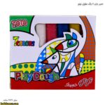 خمیر بازی 7 رنگ مقوایی توتو