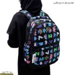 کوله پشتی قفل دار طرح انگلیسی 7