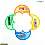 تراش طرح ماه دامس 4 رنگ 1
