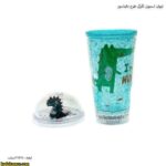 لیوان اسموتی تگرگی طرح دایناسور - Image 3