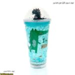 لیوان اسموتی تگرگی طرح دایناسور 5
